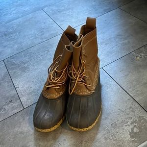LL BEAN Duck Boots , Winter Boots, Unlined Boots, Outdoor Shoes
